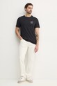Bavlnené tričko Tommy Hilfiger MW0MW38622 čierna SS25