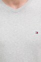 Tommy Hilfiger t-shirt ανδρικό βαμβακερό MW0MW39249 γκρί