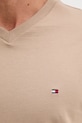 Tommy Hilfiger t-shirt bawełniany MW0MW39249 beżowy