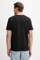 Tommy Hilfiger tricou din bumbac MW0MW39249 negru SS25