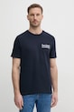 Odzież Tommy Hilfiger t-shirt bawełniany MW0MW38614 granatowy