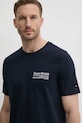 Tommy Hilfiger t-shirt bawełniany granatowy MW0MW38614