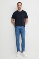 Хлопковая футболка Tommy Hilfiger MW0MW38630 тёмно-синий SS25