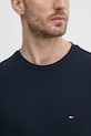 Tommy Hilfiger t-shirt bawełniany MW0MW38630 granatowy