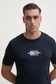 Хлопковая футболка Tommy Hilfiger тёмно-синий MW0MW38636