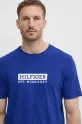 Tommy Hilfiger t-shirt bawełniany niebieski MW0MW39149