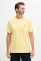 Tommy Hilfiger t-shirt bawełniany regular żółty MW0MW39256