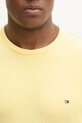 Tommy Hilfiger t-shirt bawełniany żółty MW0MW39995