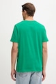 Tommy Hilfiger t-shirt bawełniany MW0MW39995 zielony AW25