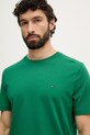 Tommy Hilfiger t-shirt da uomo in cotone verde MW0MW39995