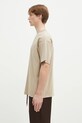 Drôle de Monsieur t-shirt bawełniany Le T-Shirt Slogan Vignes F.TS226.CO002.BG beżowy SS25