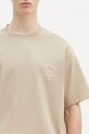Drôle de Monsieur t-shirt bawełniany Le T-Shirt Slogan Vignes beżowy F.TS226.CO002.BG
