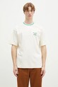 Drôle de Monsieur t-shirt in cotone Le T-Shirt Slogan Sport regolare beige F.TS189.CO002.CM