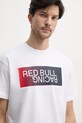 Red Bull Racing x Pepe Jeans t-shirt bawełniany OMBRE LOGO TEE biały RM500019