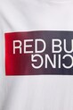 Red Bull Racing x Pepe Jeans t-shirt bawełniany OMBRE LOGO TEE RM500019 biały