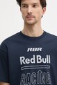 Red Bull Racing x Pepe Jeans tricou din bumbac RACING HISTORY TEE bleumarin RM500020