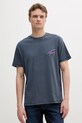 Bavlnené tričko Tommy Jeans relaxed modrá DM0DM20768