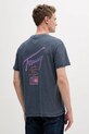 Bavlnené tričko Tommy Jeans DM0DM20768 modrá SS25