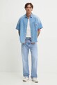 Tommy Jeans t-shirt bawełniany 2-pack DM0DM20769 beżowy SS25