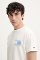 Tommy Jeans tricou din bumbac alb DM0DM20774
