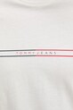 Μπλουζάκι Tommy Jeans DM0DM20779 λευκό