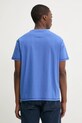 Odzież Tommy Jeans t-shirt bawełniany DM0DM20805 niebieski