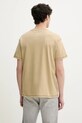 Бавовняна футболка Tommy Jeans DM0DM20805 бежевий SS25