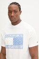 Tommy Jeans t-shirt bawełniany biały DM0DM20810