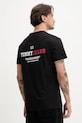 Tommy Jeans tricou din bumbac negru DM0DM20815