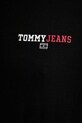 Памучна тениска Tommy Jeans DM0DM20815 черен