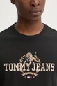 Tommy Jeans t-shirt DM0DM20818 nero