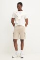 Бавовняна футболка Tommy Jeans DM0DM21303 білий SS25