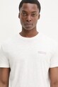 Бавовняна футболка Tommy Jeans білий DM0DM21303