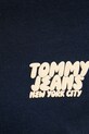 Хлопковая футболка Tommy Jeans DM0DM21863 тёмно-синий