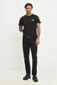 Хлопковая футболка Tommy Jeans DM0DM21863 чёрный SS25