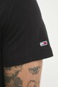Хлопковая футболка Tommy Jeans DM0DM21863 чёрный