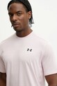 Under Armour t-shirt treningowy UA Tech Geotessa różowy 1382182
