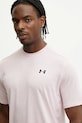 Under Armour t-shirt treningowy UA Tech Geotessa różowy 1382182