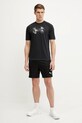 Under Armour tricou de antrenament Tech Print Fill 1390208 negru SS25