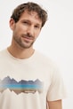 Smartwool t-shirt sportowy beżowy SW002763