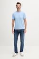 Joop! t-shirt bawełniany 30045926 niebieski AW25