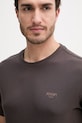 Joop! t-shirt bawełniany brązowy 30045926