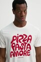 Joop! t-shirt bawełniany beżowy 30045690