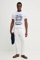 Bavlněné tričko Joop! 30045721 bílá SS25