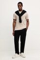 Памучна тениска Joop! 30045539 бежов AW25