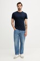 Îmbrăcăminte Tommy Jeans tricou din bumbac 2-pack DM0DM20687 bleumarin