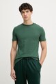 Tommy Jeans basic tričko pánske bavlnené 2-balenie zelená DM0DM20687