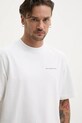 Abercrombie & Fitch tricou din bumbac alb KI123.5017.100