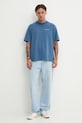 Abercrombie & Fitch t-shirt bawełniany KI123.5017.213 niebieski SS25