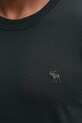 Abercrombie & Fitch t-shirt bawełniany czarny KI124.5097.900